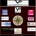 Screen shot of the VP Commercial Ltd website.