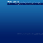 Screen shot of the Welin Lambie Ltd website.