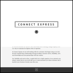 Screen shot of the Connect Express Consultants Ltd website.