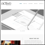 Screen shot of the The Active Organisation Ltd website.