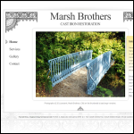 Screen shot of the Marsh Brothers Engineering Services Ltd website.
