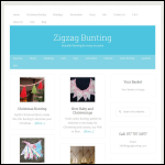 Screen shot of the Zigzag Bunting website.