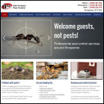Screen shot of the 1st Call Contract - Pest Control website.
