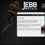 Screen shot of the Jebb Metals (Newcastle) Ltd website.