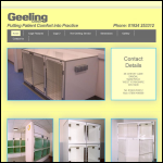 Screen shot of the Geeling Ltd website.