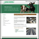 Screen shot of the Dyfed Animal Comfort Ltd website.