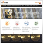 Screen shot of the Allectra Ltd website.