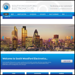 Screen shot of the South Woodford Electronics Ltd website.