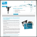 Screen shot of the H2o Profiling Ltd website.