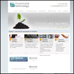 Screen shot of the Illuminate Technology website.