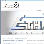 Screen shot of the Ethix Management website.