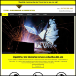 Screen shot of the Total Engineering & Fabrication website.