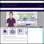 Screen shot of the Sanchez-Garcia Cleaning Services Ltd website.