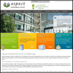 Screen shot of the Aspect Temperature Control Ltd website.