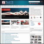 Screen shot of the Test It Electrical Services Ltd website.