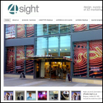 Screen shot of the 4sight Ltd website.