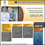 Screen shot of the O'Neil Property Services website.