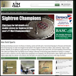 Screen shot of the Aim Field Sports Ltd website.