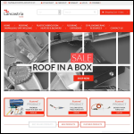 Screen shot of the Lancastria Roofing Distributors LLP website.