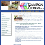 Screen shot of the Commercial Cleaning Sw Ltd website.
