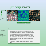 Screen shot of the Visorlake PCB Designs Ltd website.