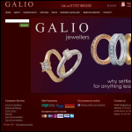Screen shot of the Galio website.