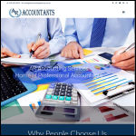 Screen shot of the AR Accountants website.