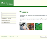 Screen shot of the Rob Keyzor Tree Surgeons & Arboricultural Consultants website.