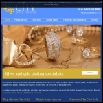 Screen shot of the City Gold Plating website.
