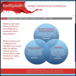 Screen shot of the Red Splash website.