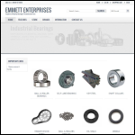 Screen shot of the Emmett Enterprises website.