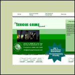 Screen shot of the The Serious Grime Squad Ltd website.