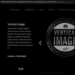 Screen shot of the Vertical Image Ltd website.