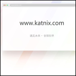 Screen shot of the KATNIX website.