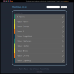 Screen shot of the Metafocus website.