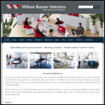 Screen shot of the Wilson Rayner Interiors website.