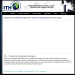Screen shot of the Industrial Temperature Sensors & Heating Elements Ltd website.