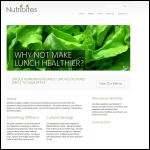Screen shot of the Nutribites website.