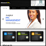 Screen shot of the Advanced PPC Ltd website.