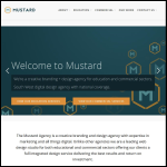 Screen shot of the The Mustard Agency Ltd website.