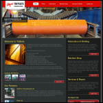 Screen shot of the Tufplate Engineering Ltd website.
