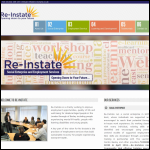 Screen shot of the Re-instate Ltd website.