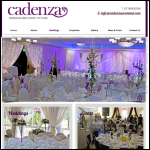 Screen shot of the Cadenza Events website.