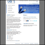 Screen shot of the Uk Bits Ltd website.