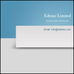 Screen shot of the Edenec Ltd website.