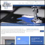 Screen shot of the Vale Sewing Machines Ltd website.