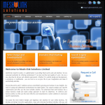 Screen shot of the Meshvlink Solutions Ltd website.