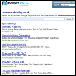 Screen shot of the Thomas & Whitley Ltd website.