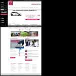 Screen shot of the Nissan Retail website.