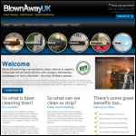 Screen shot of the Blownawayuk website.